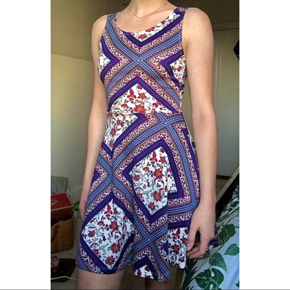 Patterned H&M dress